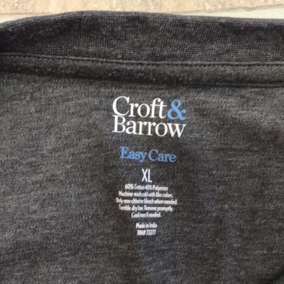 Men’s grey Henley long sleeve XL - Picture 3 of 5